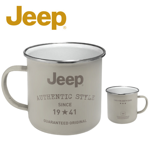 지프(Jeep) 오아시스 에나멜 컵 카멜 (JPCW170101)