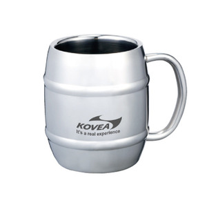 코베아(Kovea)  스텐레스 오크 더블 머그 300 / 보온 컵, 맥주잔